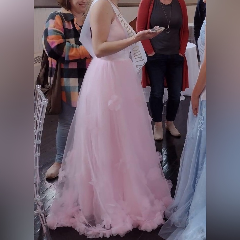 Elegant Pink Prom Dress